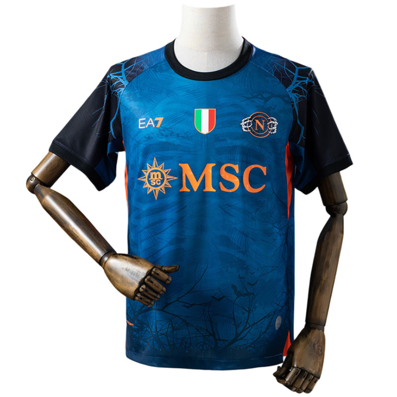 SSC Napoli 25/26 Halloween drakt - blå herre fotballdrakt