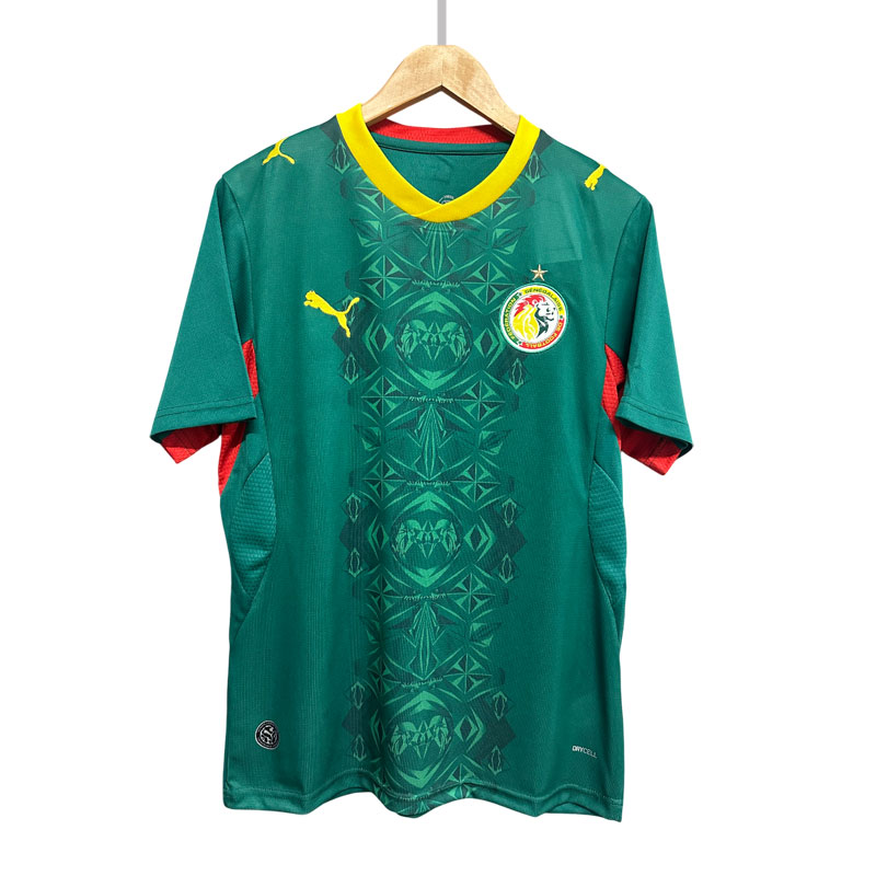Senegal 2026 VM bortedrakt - grønn herre fotballdrakt