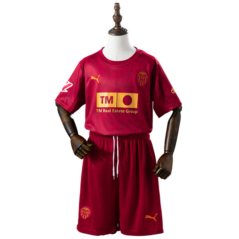 Valencia CF 25/26 barne bortedrakt - fotballtrøye og shorts