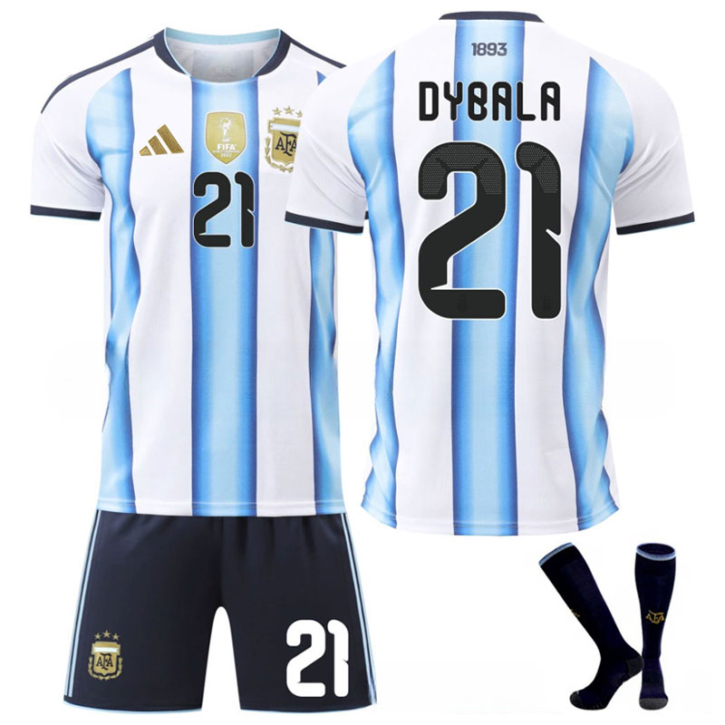 Argentina Dybala 21 hjemmedrakt 2026/27 med shorts - VM fotballdrakt