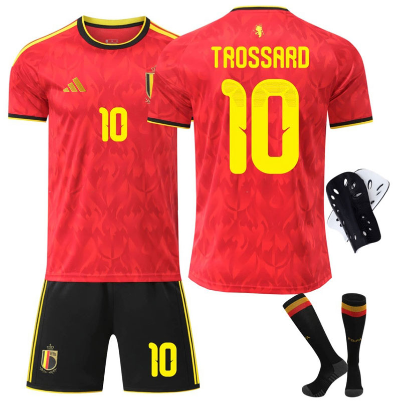 Belgia VM 2026 hjemmedrakt for barn - Trossard 10 sett
