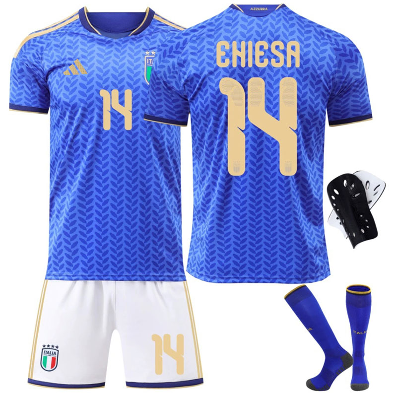 Chiesa 14 Italia VM 2026 hjemmedrakt til barn