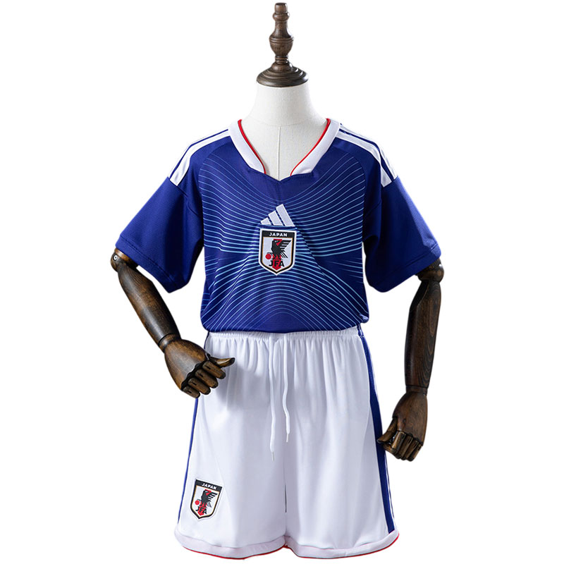Japan drakt barn VM 2026 - hjemmedraktsett med trøye og shorts