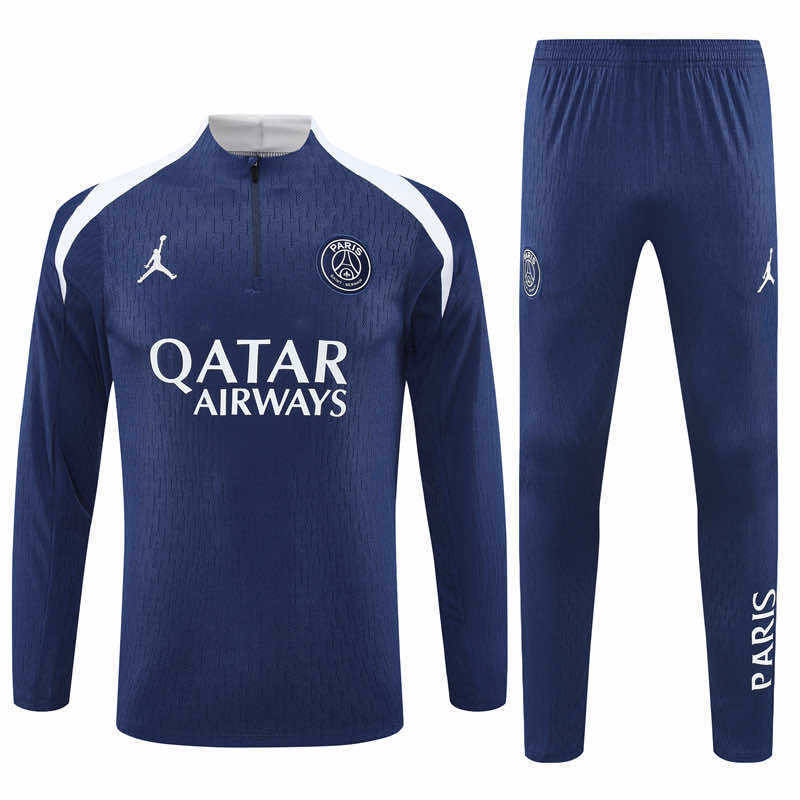 PSG 25/26 treningsdress - blå half zip treningstøy