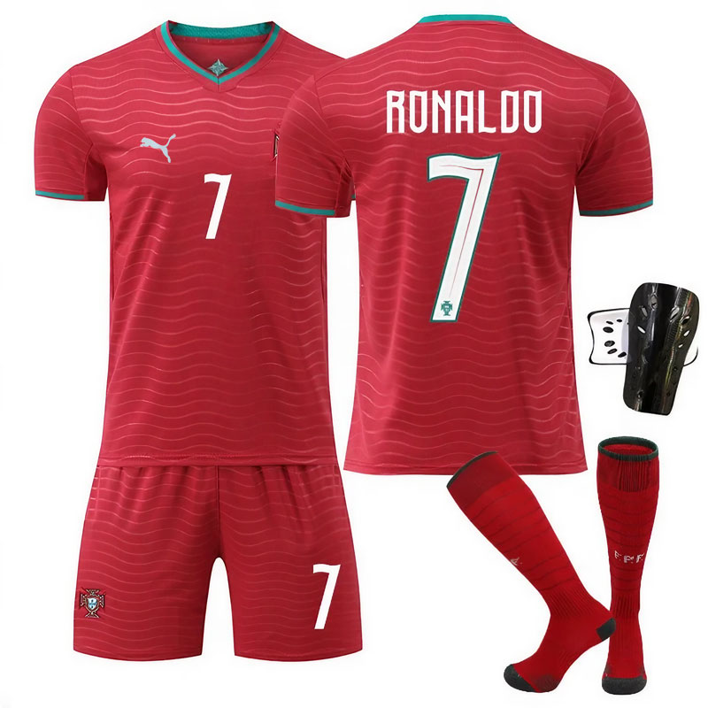 Portugal landslagsdrakt 2026 VM – hjemmedraktsett med Ronaldo 7