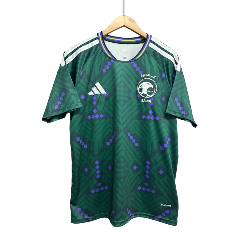 Saudi-Arabia VM 2026 hjemmedrakt – grønn fotballdrakt til herre