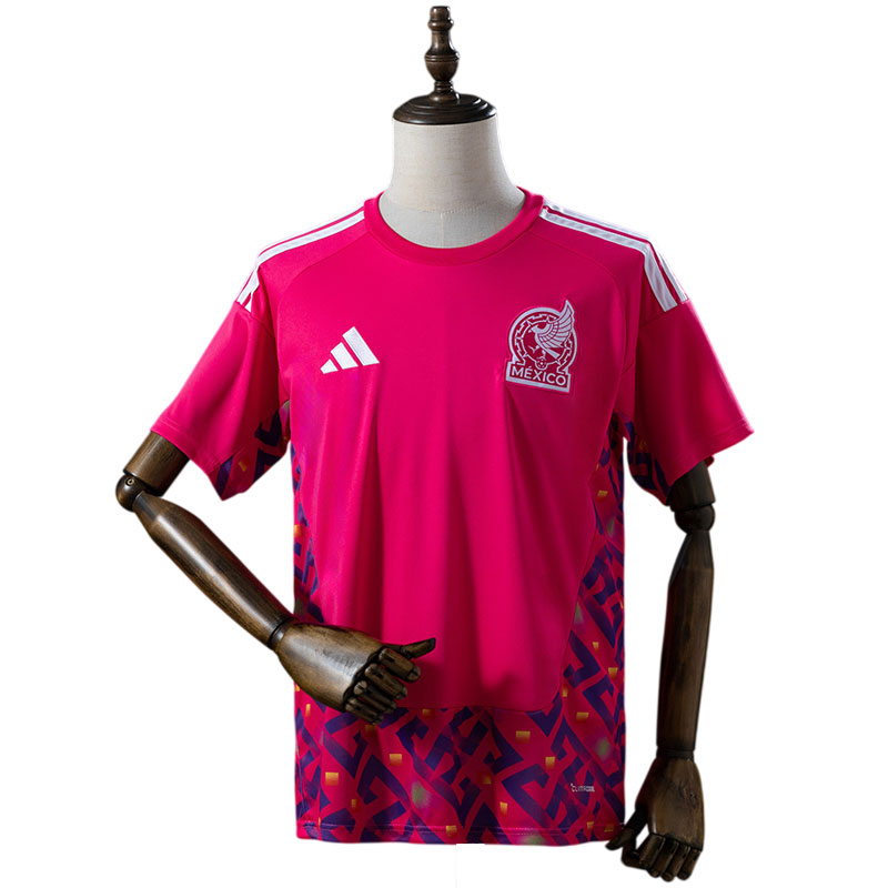 Mexico keeperdrakt 2026 VM – rosa herre fotballdrakt