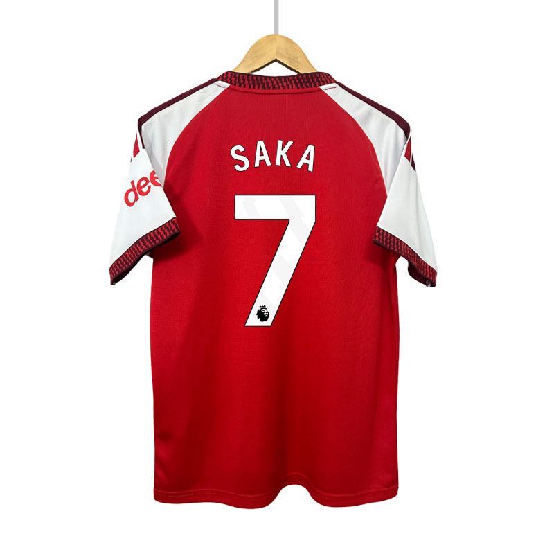 Arsenal 2026/27 herre hjemmedrakt med Saka 7 trykk