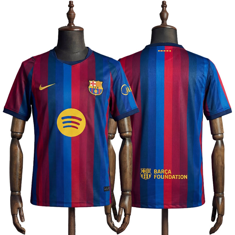 Barcelona 2026-27 hjemmedrakt - herre fotballdrakt med korte ermer