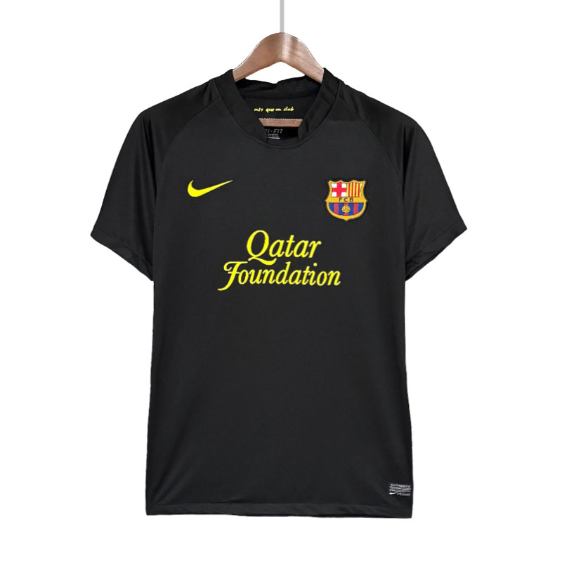 Barcelona retro bortedrakt 2011/12 - svart fotballdrakt herre