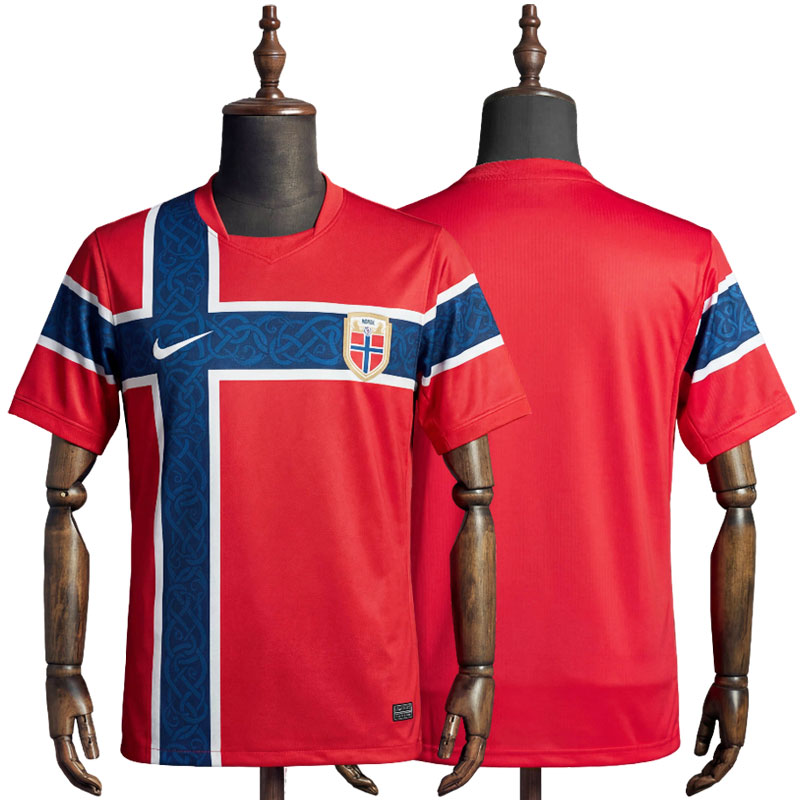 Norway landslagsdrakt 2026 hjemmedrakt for menn – VM fotballdrakt Norge