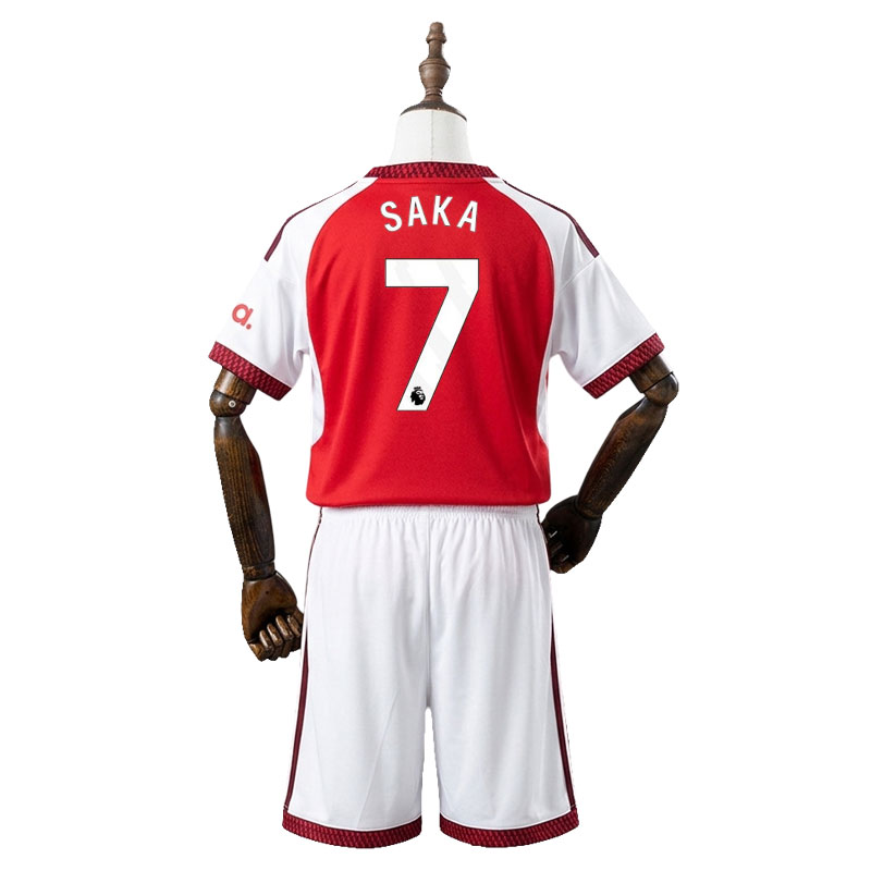 Arsenal fotballdrakt barn 2026/27 Saka 7 - hjemmedrakt med shorts sett