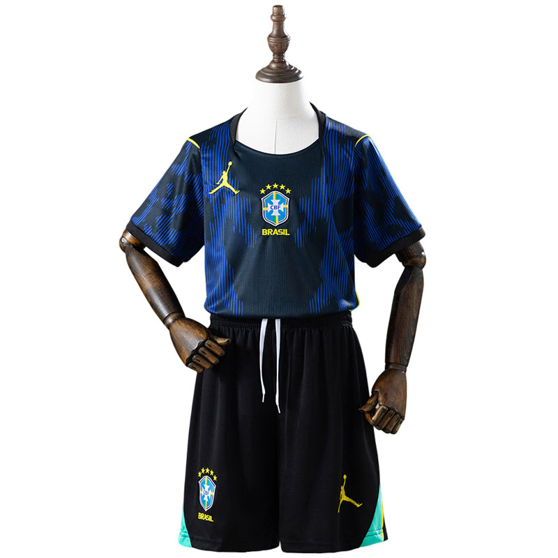 Brasil 2026/27 bortedrakt til barn - VM 2026 trøye og shorts