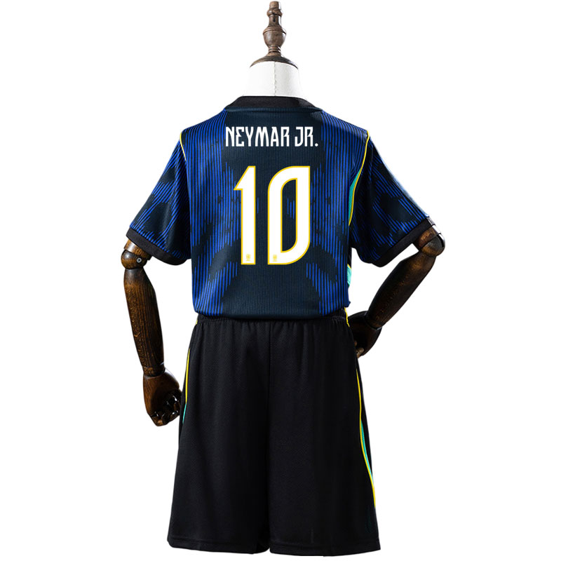 Brasil drakt barn Neymar Jr. 10 – VM 2026 bortedrakt sett