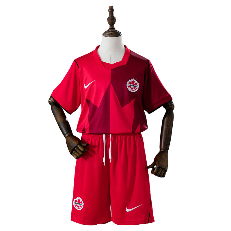 Canada hjemmedrakt barn 2026/27 – fotballdrakt med shorts