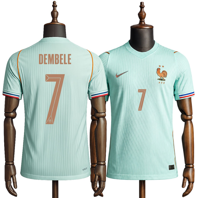 Dembele 7 Frankrike 2026 bortedrakt - herre drakt til VM 2026