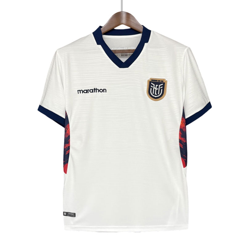 Ecuador VM 2026 tredjedrakt – hvit fotballdrakt herre