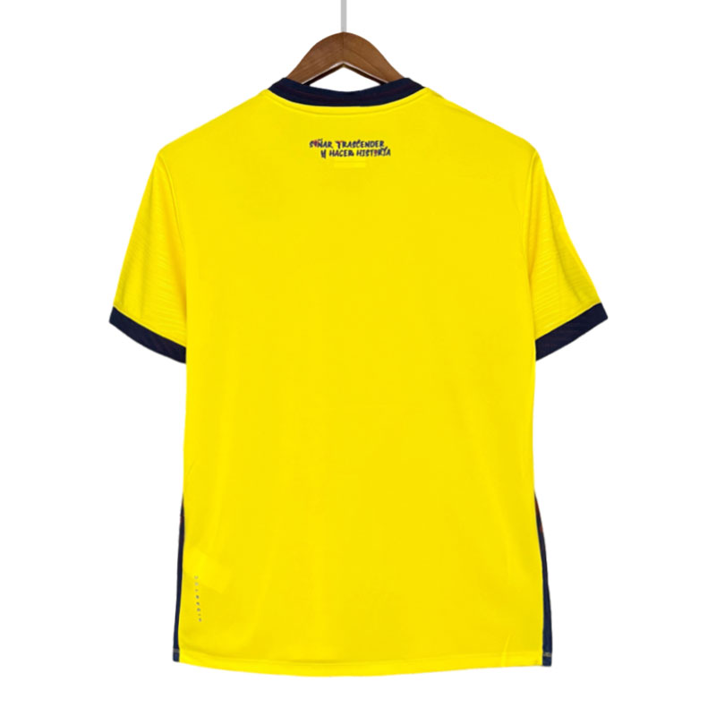 Ecuador VM 2026 trøye – herre fotballdrakt i gult Ecuador VM 2026 trøye – herre fotballdrakt i gult