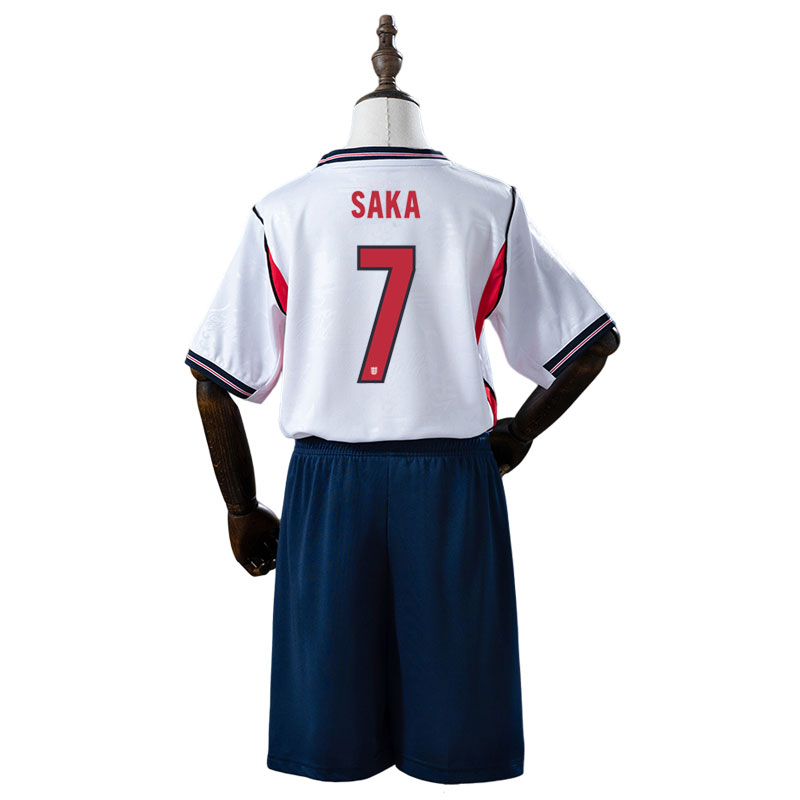 England Saka 7 hjemmedrakt barn - VM 2026 barnesett med shorts