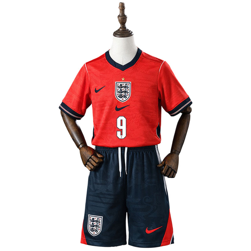 Fotballdrakt England Barn VM 2026 – Harry Kane 9 Bortedrakt Fotballdrakt England Barn VM 2026 – Harry Kane 9 Bortedrakt