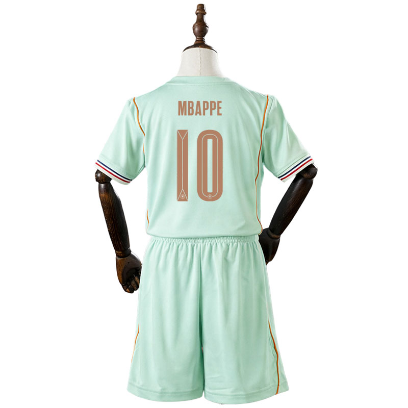 Frankrike bortedrakt barn VM 2026 - Mbappé 10 drakt + shorts
