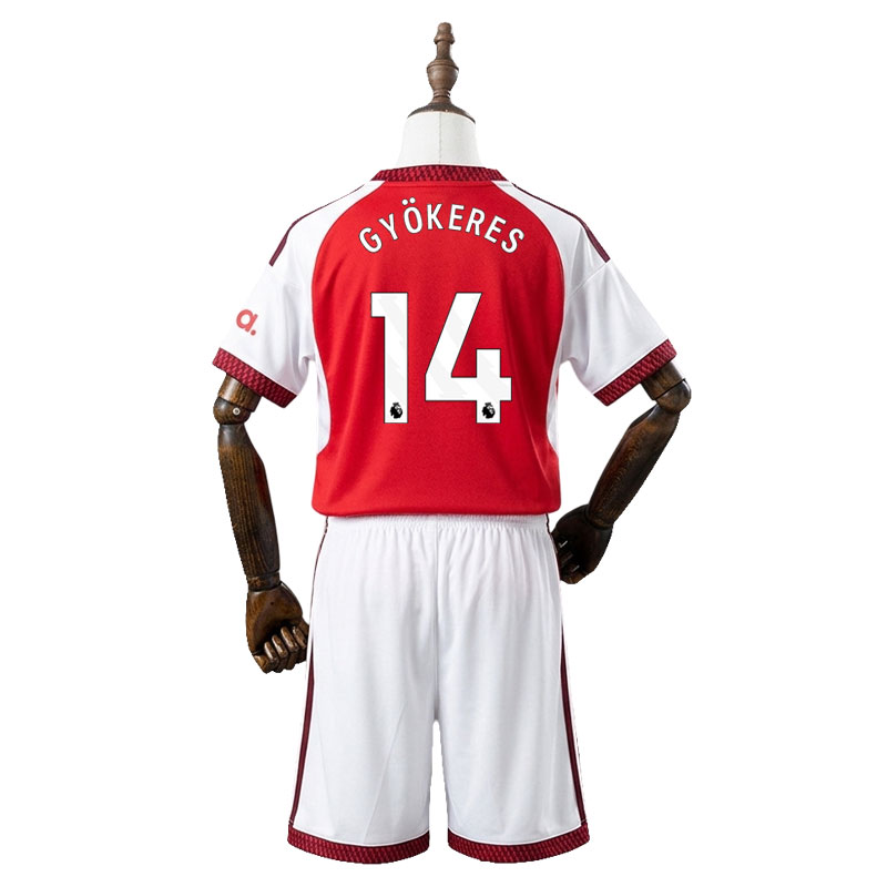 Gyökeres 14 Arsenal hjemmedrakt 26/27 barn sett med shorts
