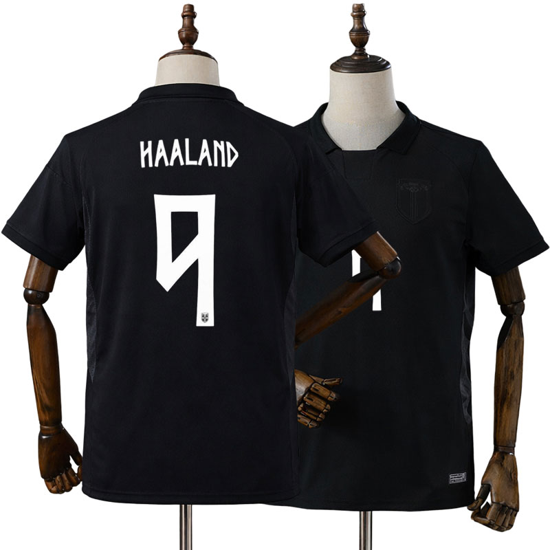 Haaland 9 Norge svart bortedrakt 2026