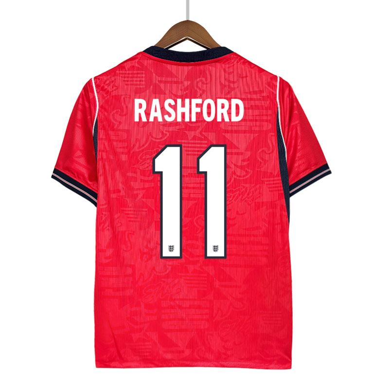 Herre England bortedrakt 2026/27 – Rashford 11 rød fotballdrakt