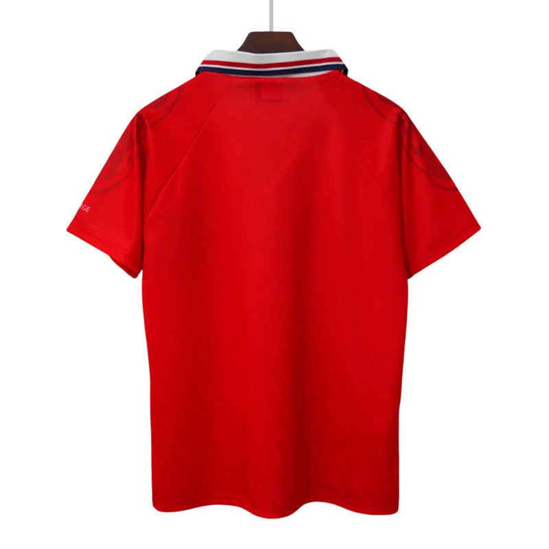 Retro fotballdrakt Norge 1997 hjemmedrakt herre – vintage stil Retro fotballdrakt Norge 1997 hjemmedrakt herre – vintage stil