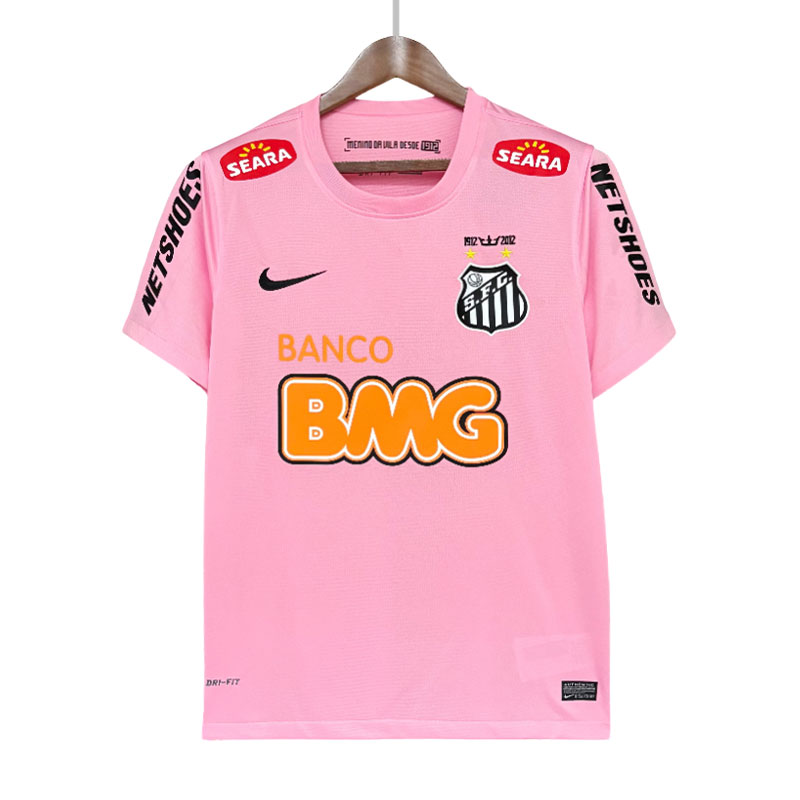 Santos retro drakt 2012 rosa – fotballdrakt herre