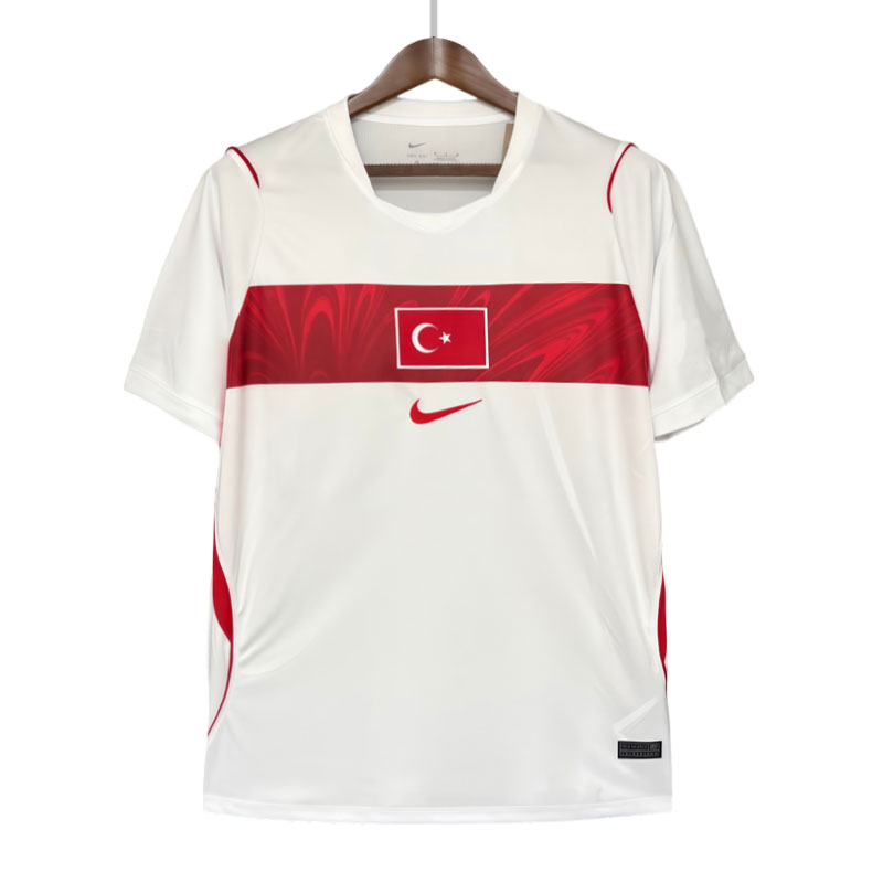 Tyrkia 2026 VM bortedrakt - hvit fotballdrakt herre