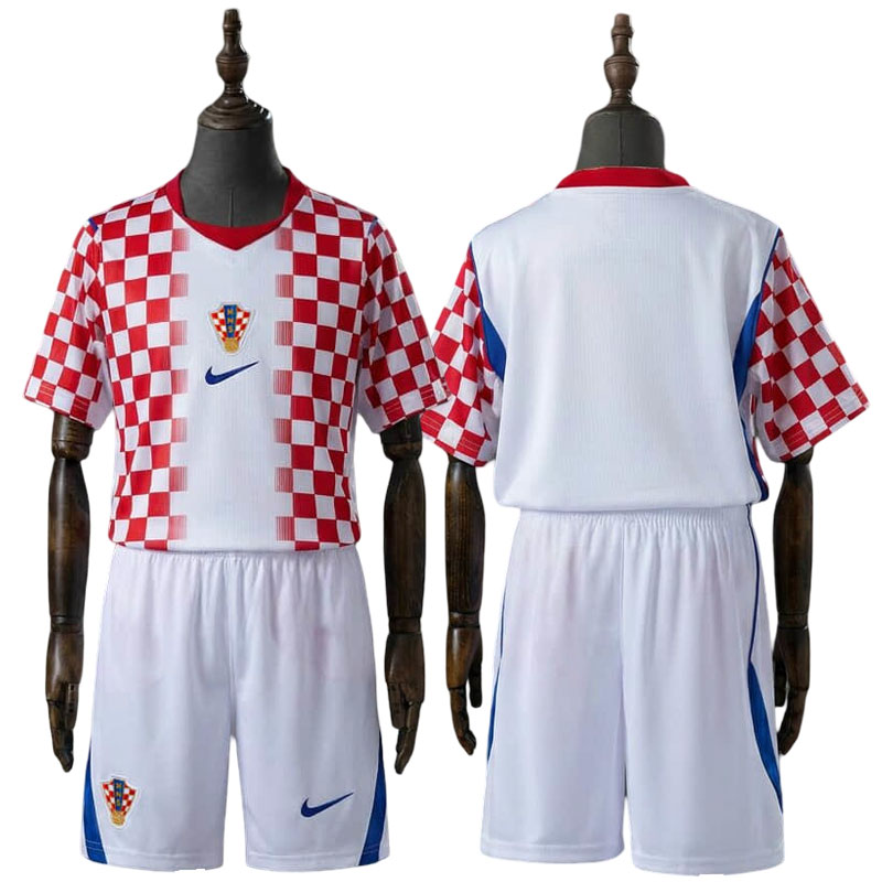 Kroatia 2026 hjemmedrakt barn - VM fotballdrakt for barn