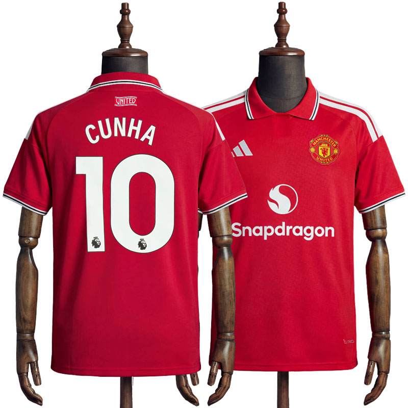 Cunha 10 Manchester United hjemmedrakt 2026/27 - herre kortermet rød fotballdrakt