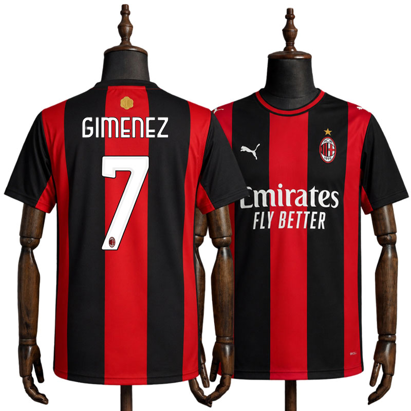 Giménez 7 AC MILAN hjemmedrakt 2026/27 for menn
