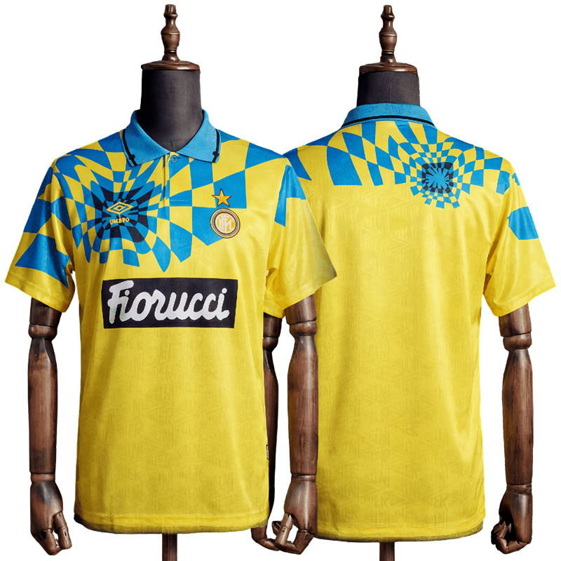 Inter Milan 92/94 tredjedrakt - vintage drakt for menn