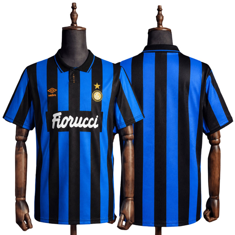Inter Milan retro drakt 1992/94 hjemmedrakt til herre