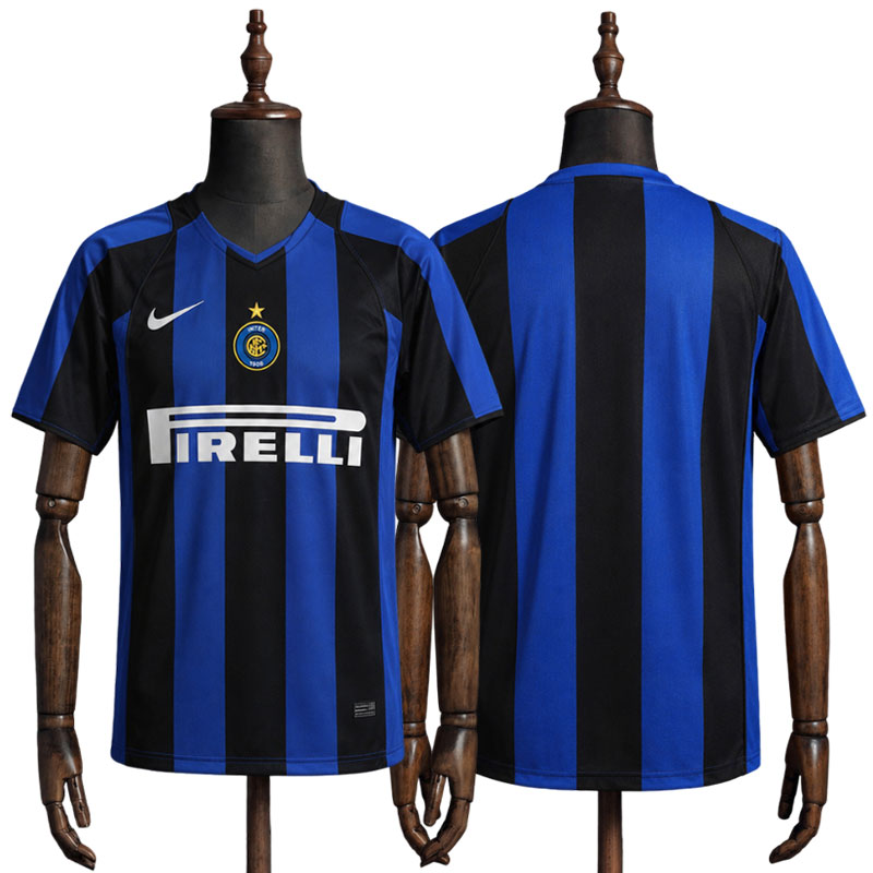 Inter Milan retro drakt 2004-05 hjemmedrakt vintage stil