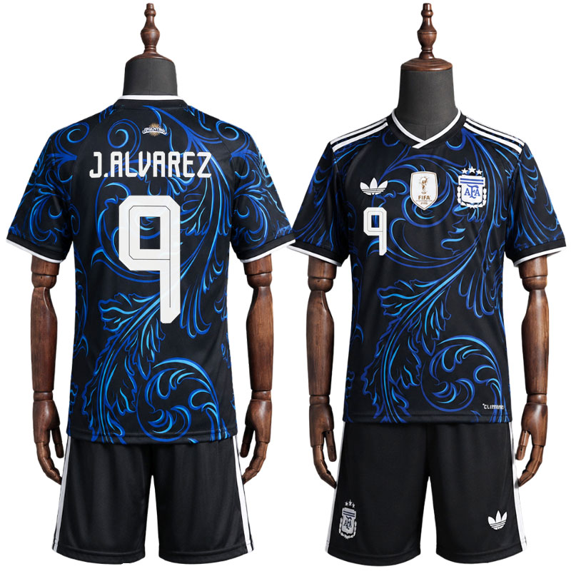 Kjøp Argentina 2026 barndrakt - J.Alvarez 9 bortedrakt