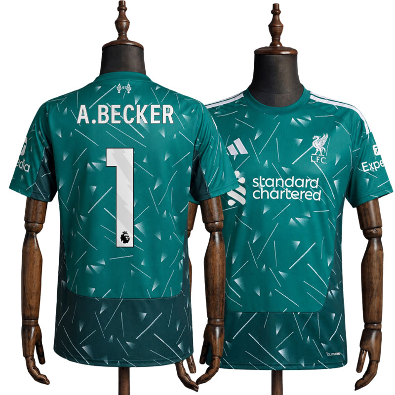 Kjøp Liverpool 26/27 keeperdrakt A.BECKER 1 grønn - herre drakt kort erm