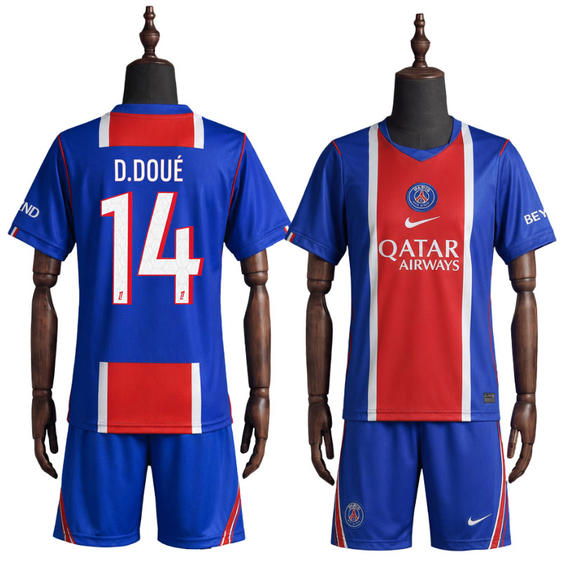PSG hjemmedrakt barn 2026/27 – populær D.Doué 14 drakt
