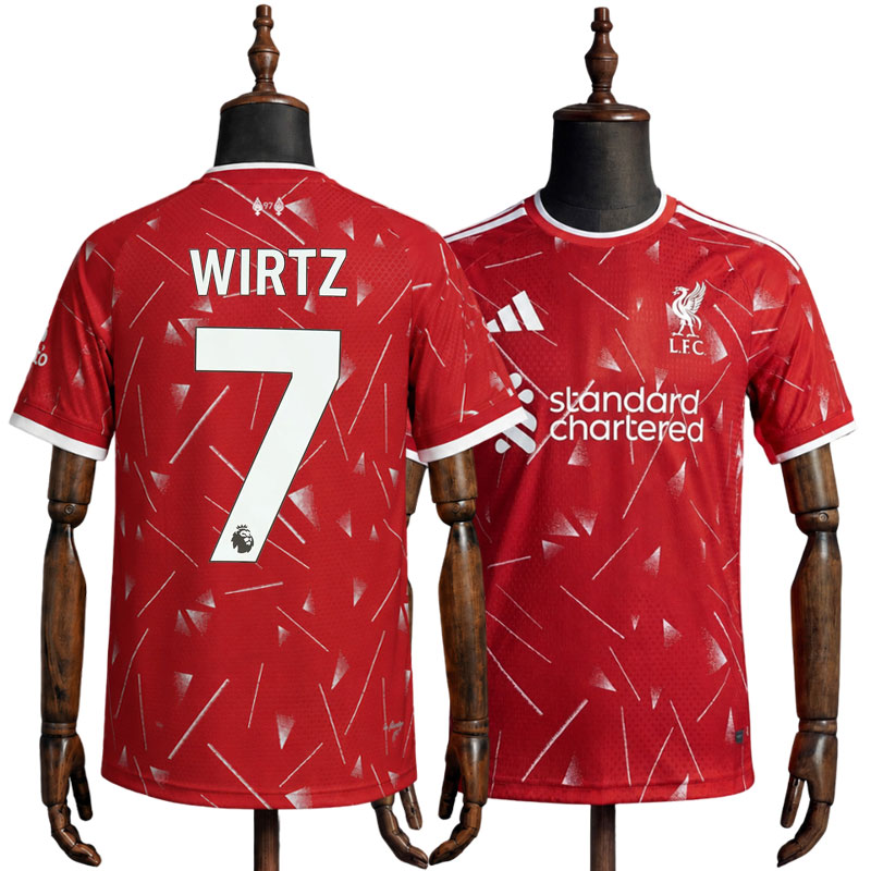 Liverpool rød hjemmedrakt 2026/27 Wirtz 7 - kortermet drakt for menn