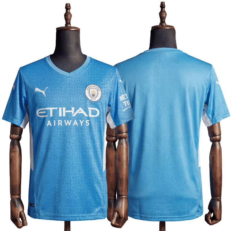 Man City hjemmedrakt retro 2021/22 - klassisk herre drakt
