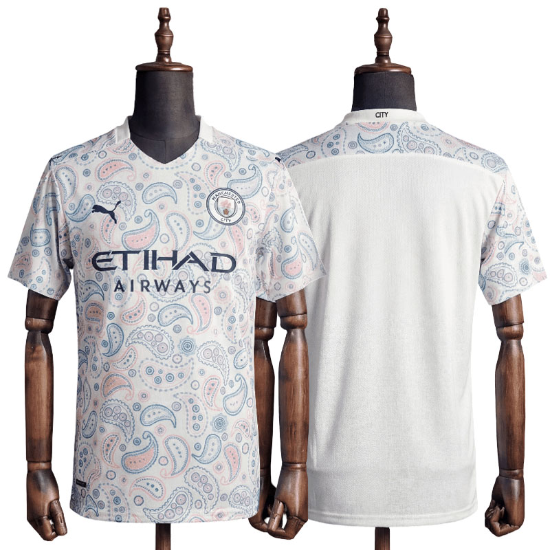 Manchester City tredjedrakt 2020/21 - herre retro drakt