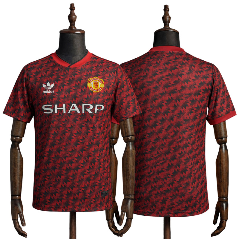 Manchester United 2026/27 Bringback Snowflake drakt i rødt og svart
