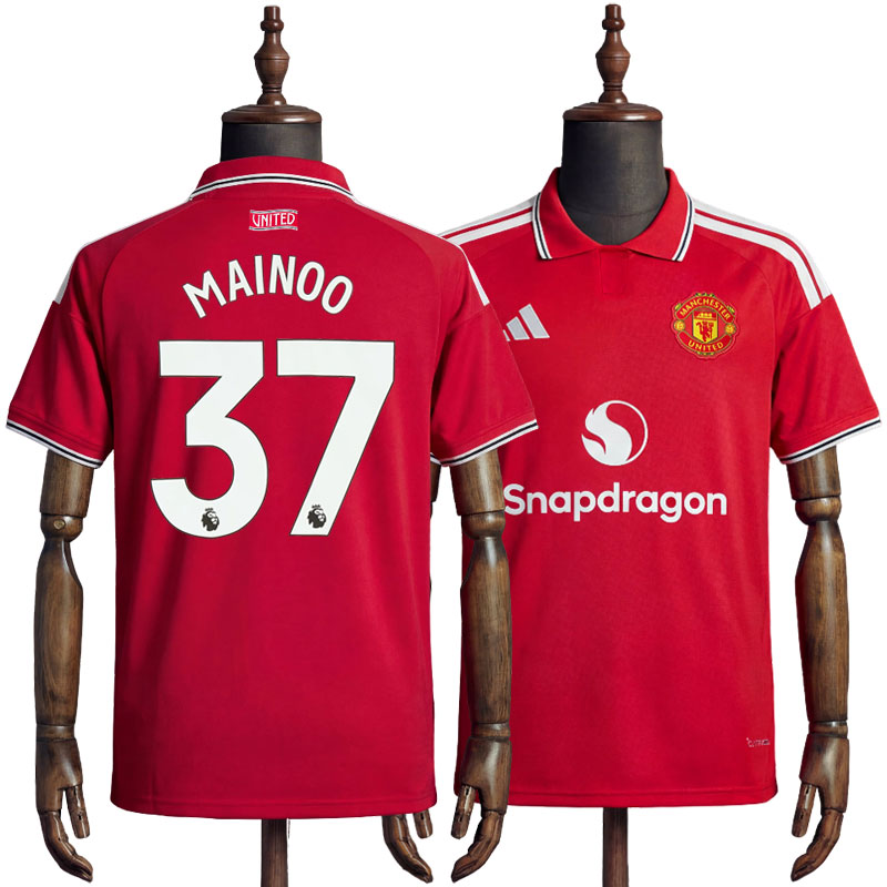 Manchester United hjemmedrakt 2026/27 herre - Mainoo 37 på ryggen
