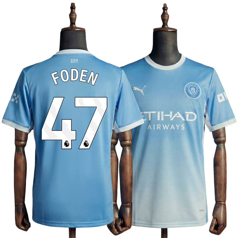 Ny Manchester City 26/27 hjemmedrakt FODEN 47 - herre drakt kort erm