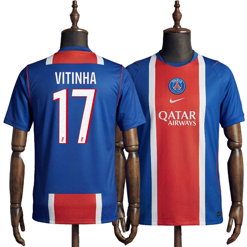PSG 2026/27 hjemmedrakt Vitinha 17 - herre drakt med navn og nummer