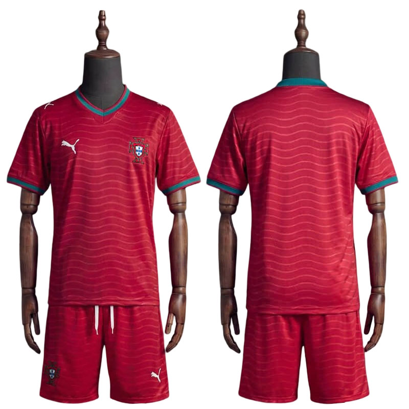 Portugal 2026 hjemmedrakt barn - drakt og shorts til barn