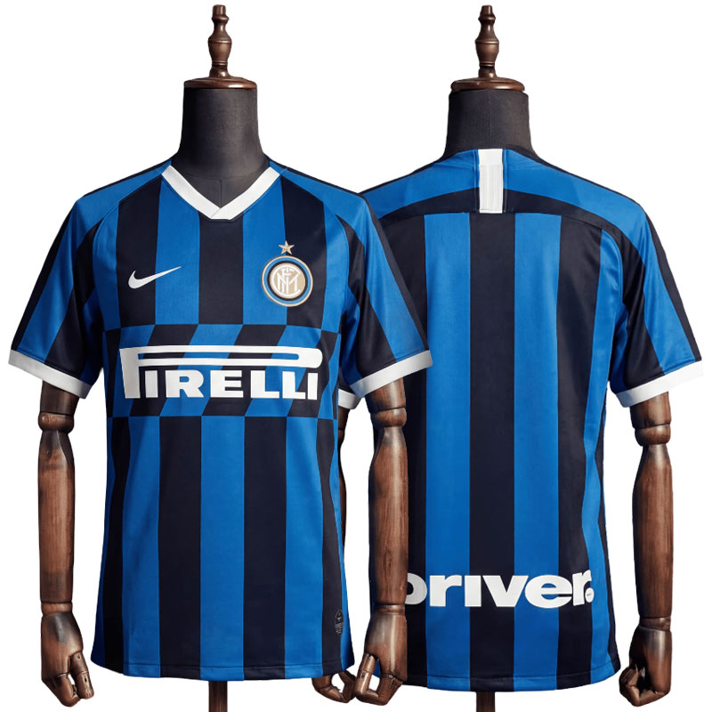Retro Inter Milan hjemmedrakt 2019/20 - herre drakt med kort erm