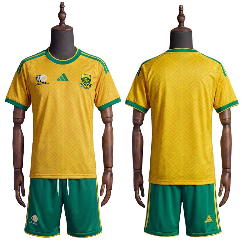 Sør-Afrika VM 2026 drakt barn – hjemmedrakt komplett til barn